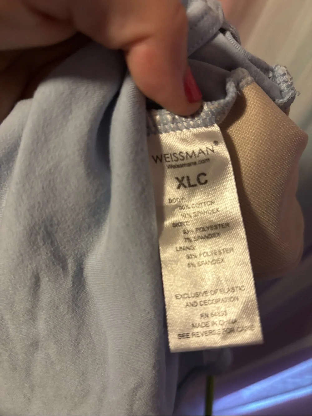 Light Blue Weissman Dance Leotard